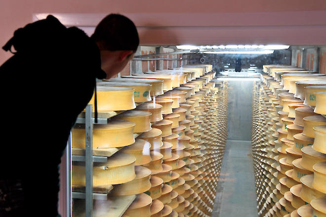 Visite de la coopérative de Beaufort